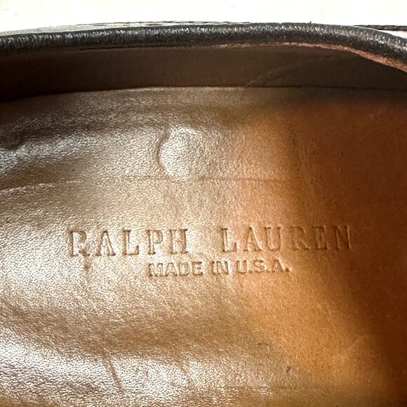 NEW HEELS Allen Edmonds x Polo Ralph Lauren Sanderson Longwing Derby USA 7.5 D main image 13